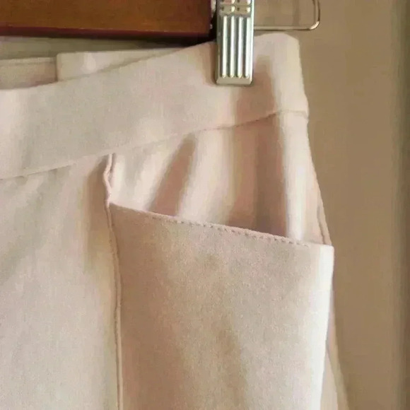 Anne Klein Women's Blush Pink Leggins / Pants Elastic Waist 28" Spandex - Picture 2 of 11